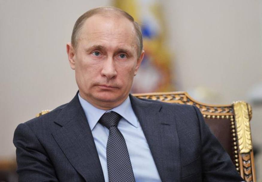  Vladimir Putin, presidente russo, protagonista della politica estera mondiale nell&#39;anno dell&#39;annessione della Crimea e della guerra nell&#39;est dell&#39;Ucraina.